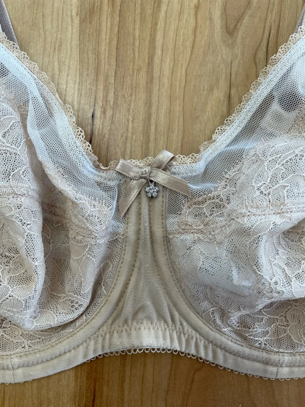 Wacoal Retro Chic Full Figure Underwire Bra 38C Toast